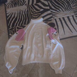 Lazy Oaf   poodle sweater size 20 UK New oversized